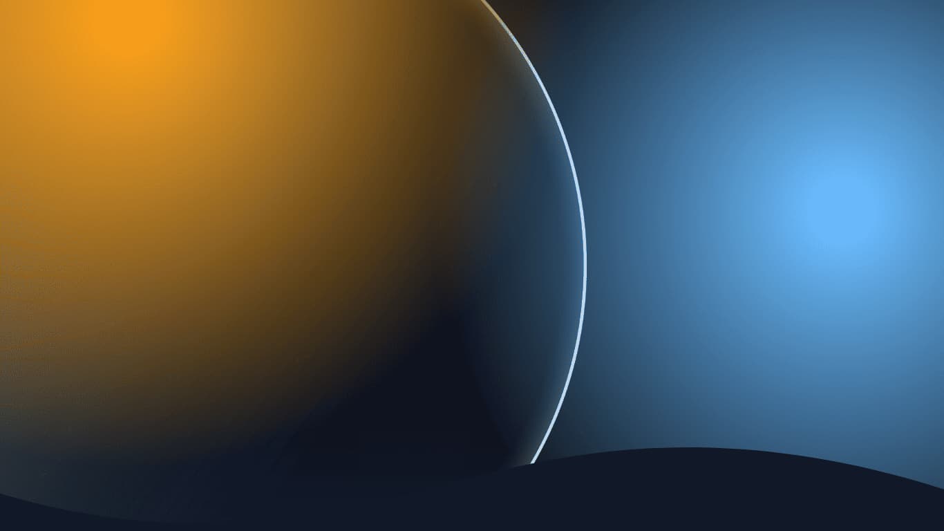 Imagem de fundo da seção inicial com duas cores desfocadas
